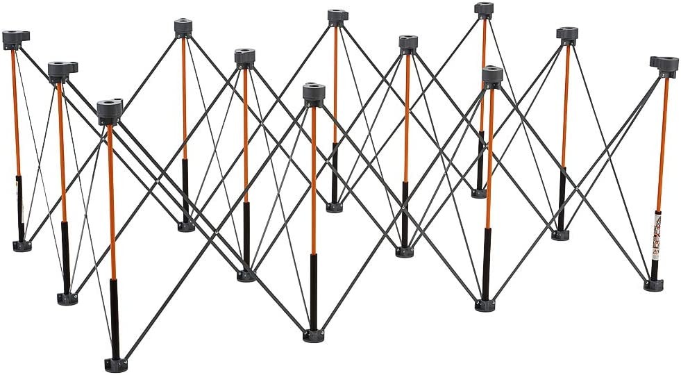 BORA Centipede CK6S 30 Inch Height Portable Work Stand, Includes 4 X-Cups, 4 Quick Claps, Carry