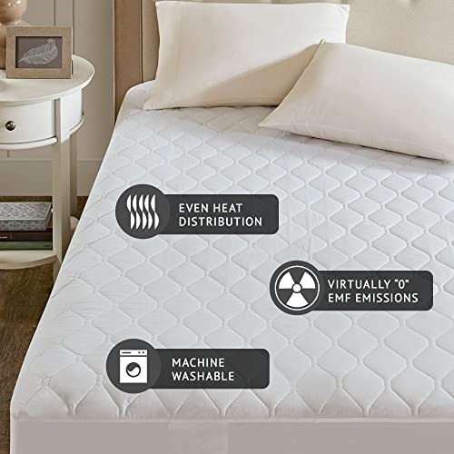 Beautyrest Cotton Blend Heated Mattress Pad Secure Comfort Technology