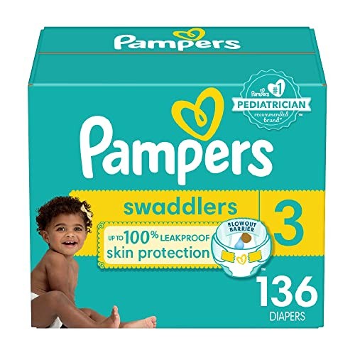 Pampers Swaddlers Active Baby Diaper Size 3 136 Count Best Deals and