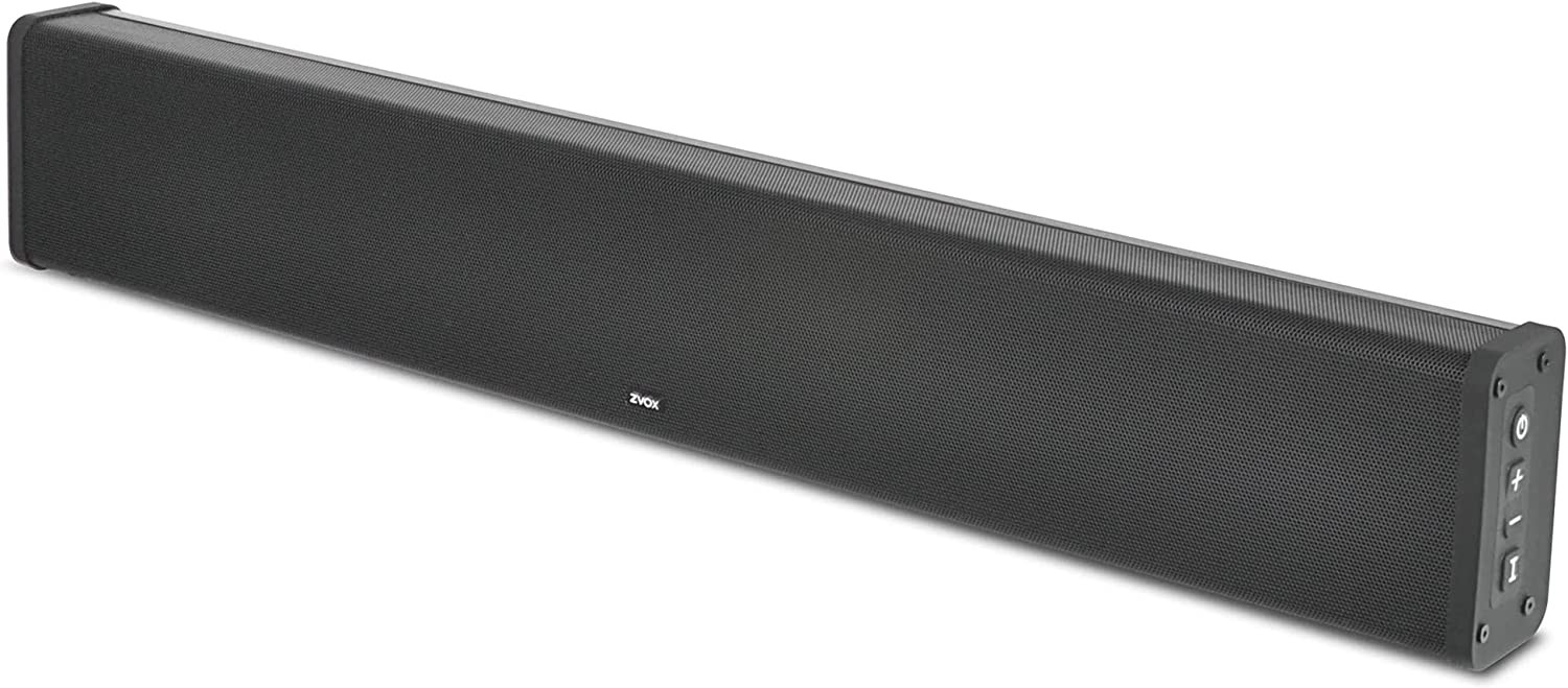 Zvox Sb380 Soundbar For Tv With Accuvoice Dialogue Boost, Aluminum 