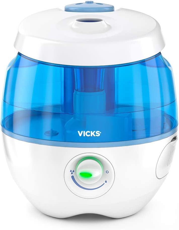 Vicks Sweet Dreams Cool Mist Humidifier, Blue, Medium Room, 1 Gallon