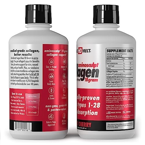 Health Direct MedicalGrade Liquid Collagen Supplement AminoSculpt