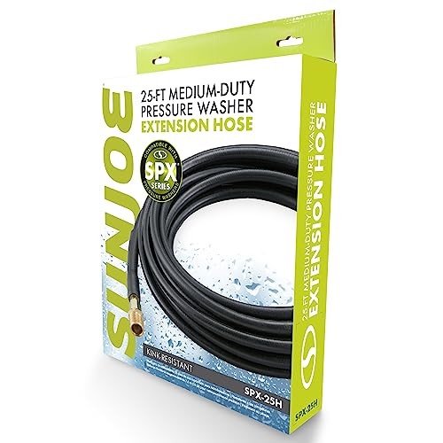 Sun Joe Spx 25h 25 Universal Pressure Washer Extension Hose For Spx Series And Others 3860