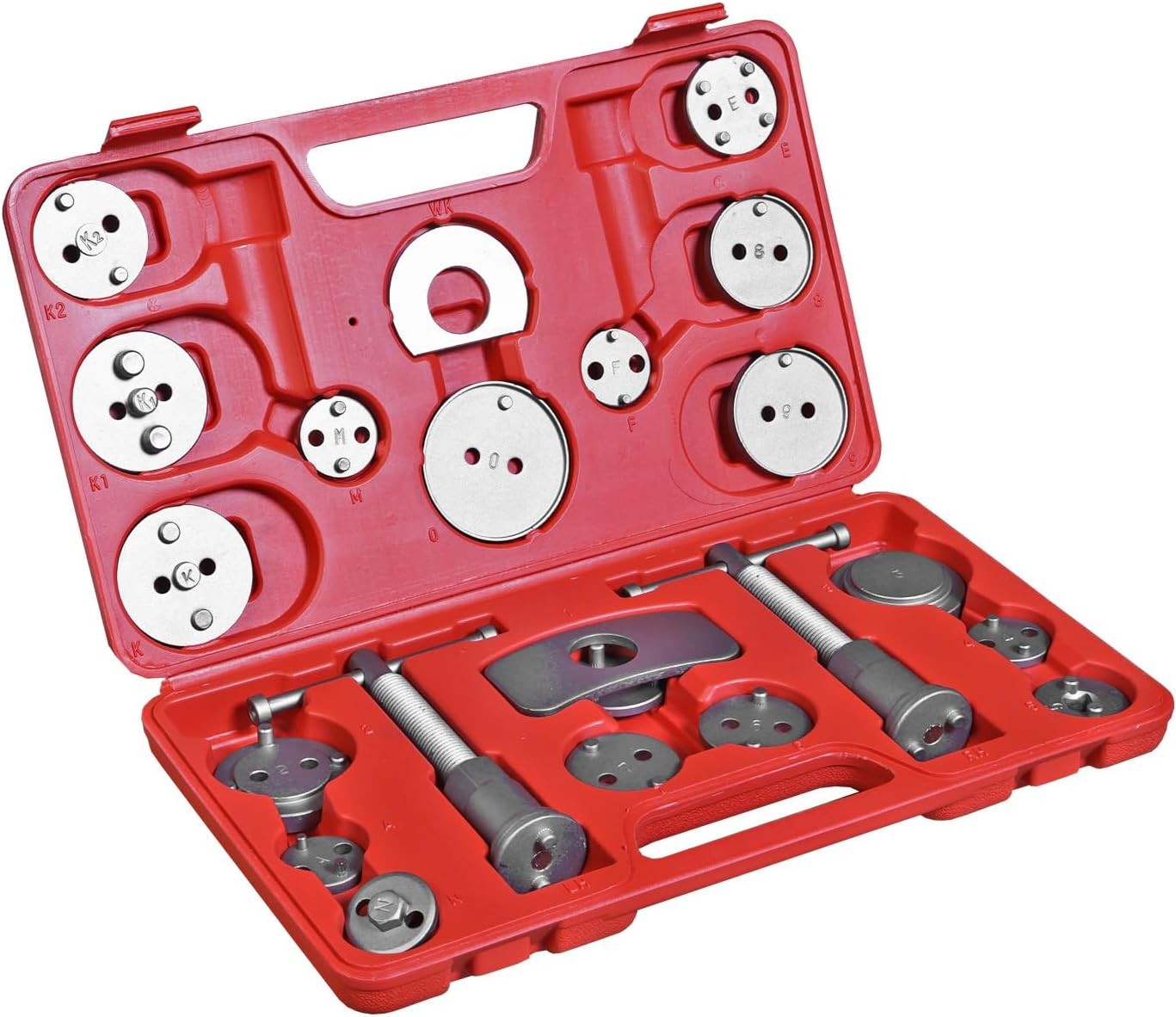 Big Red Torin 22 Pcs Brake Caliper Press Tool Kit, Disc Brake Piston 