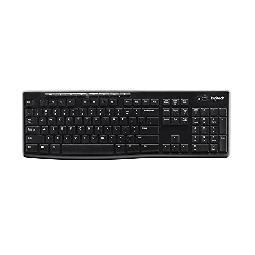 Logitech MK710 Wireless Keyboard and Mouse Combo — Includes Keyboard and Mouse, Stylish Design