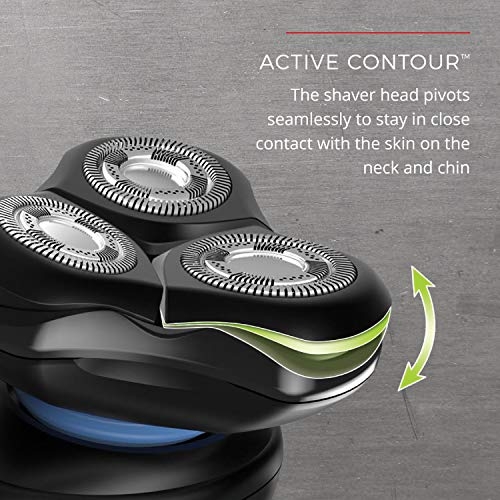 Remington Hyperflex Advanced Rotary Shaver, Electric Razor, WEtech 100