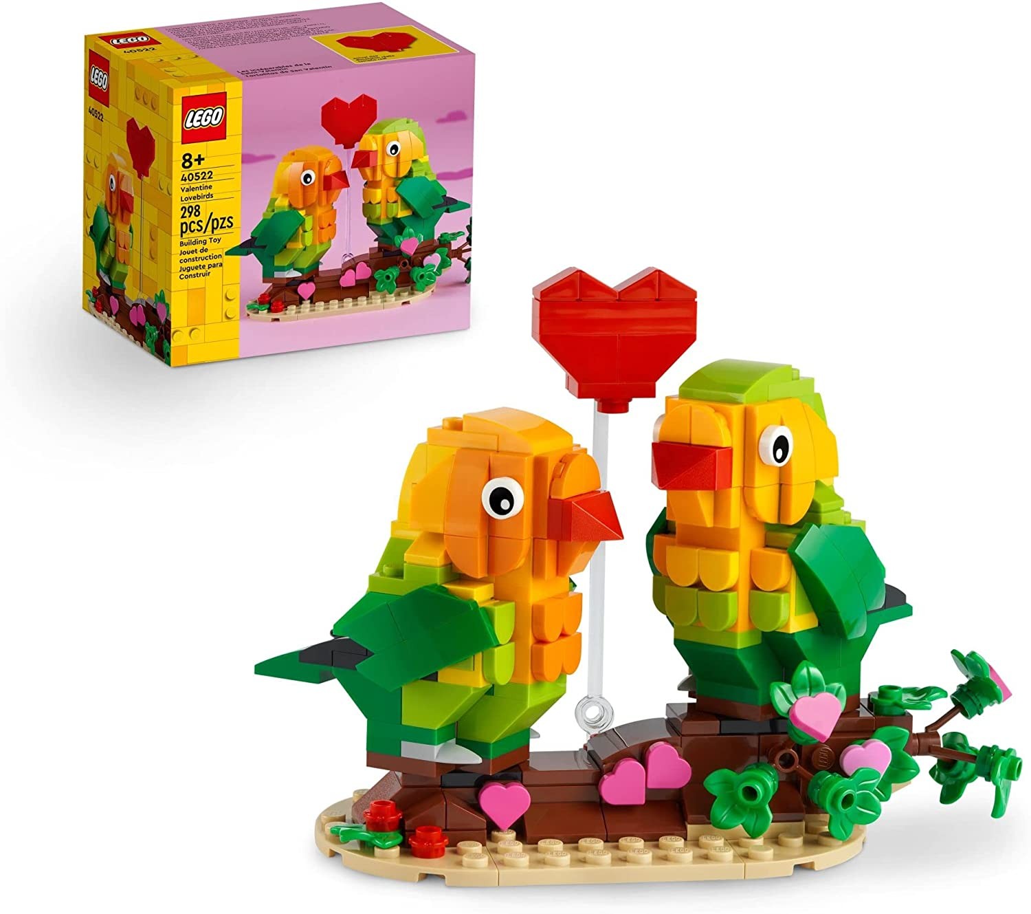 LEGO Valentine Lovebirds Building Toy Set, Makes a Great Gift for