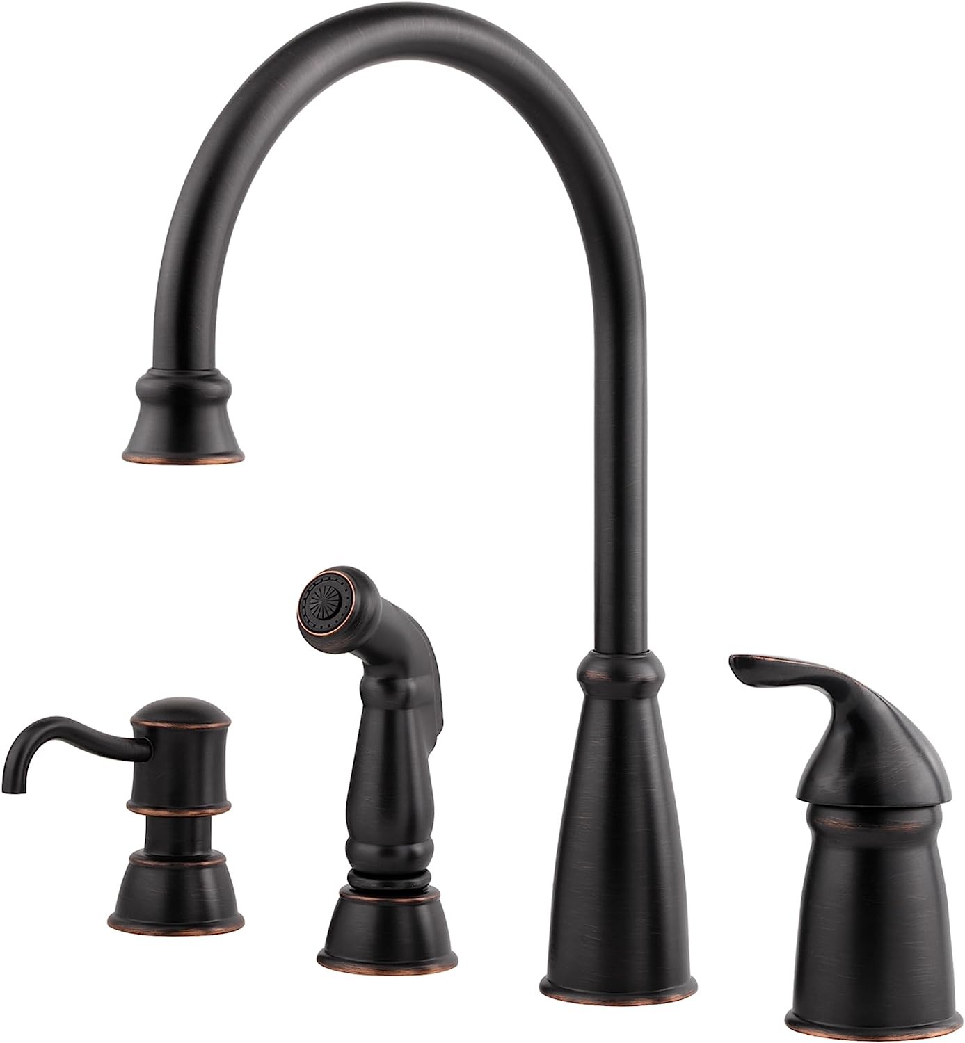 Honey Bronze Kitchen Faucet