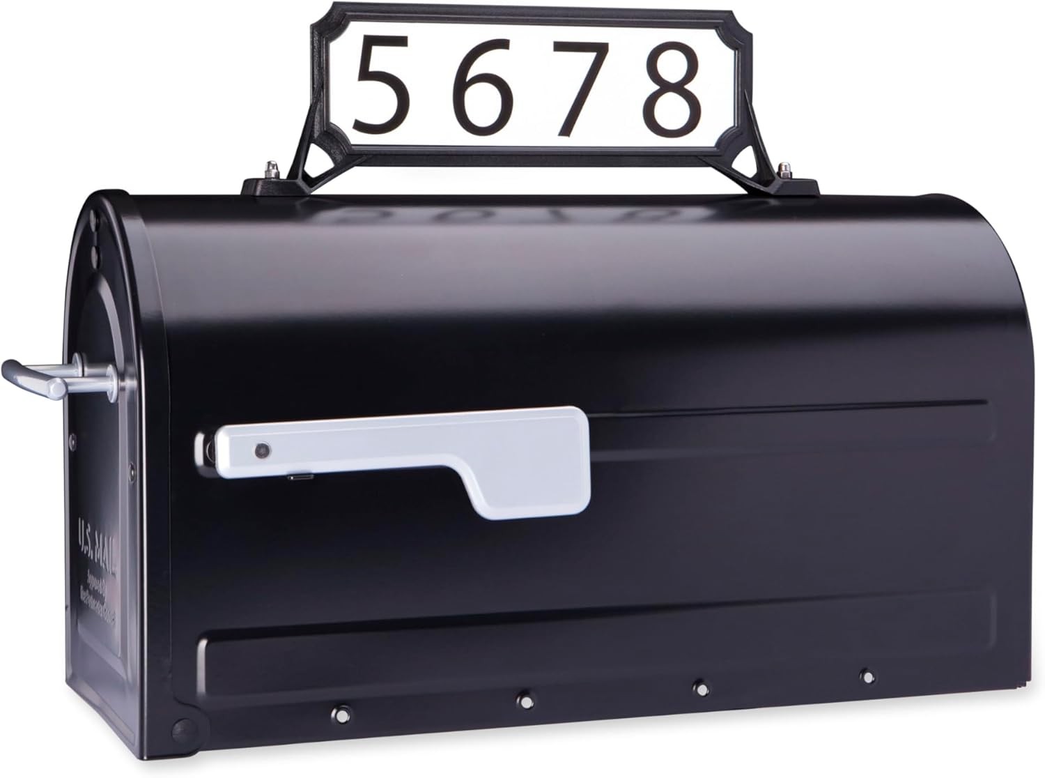 Architectural Mailboxes 3460B Manhattan Address Plaque, Small, Black ...