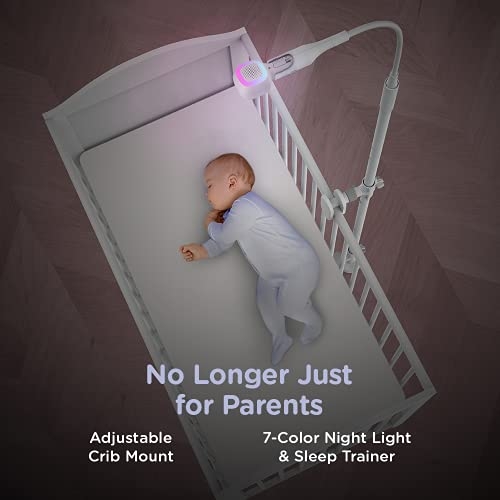 Crib Screen HUBBLE CONNECTED Nursery Pal Crib Edition – Smart Video Baby Monitor ...