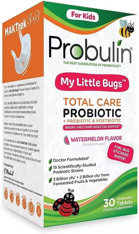 Probulin Total Care My Little Bugs = Prebiotics + Probiotics