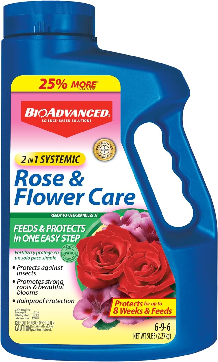 BioAdvanced 701100A 2 In 1 Rose Fertilizer and Flower Care Systemic ...