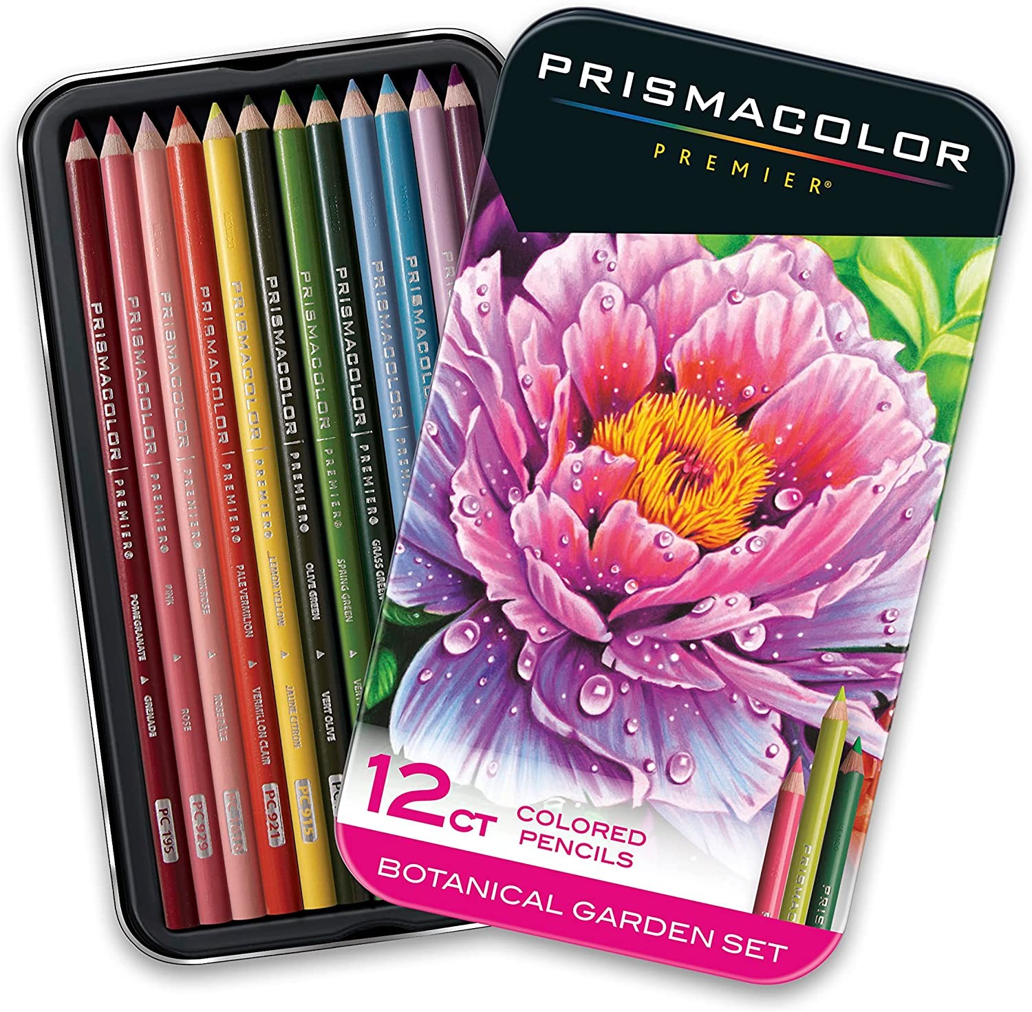 Prismacolor Premier Colored Pencils, Soft Core, Botanical Garden Set, Adult  Coloring, 12 Count Best Deals and Price History at JoinHoney.com | Honey