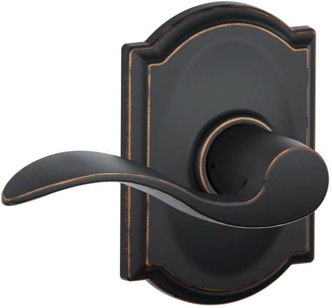 Accents 619422 Schlage F10 V Acc 716 Cam Wave Shape Passage Door Lever Unkeyed Handle And Zinc 2064