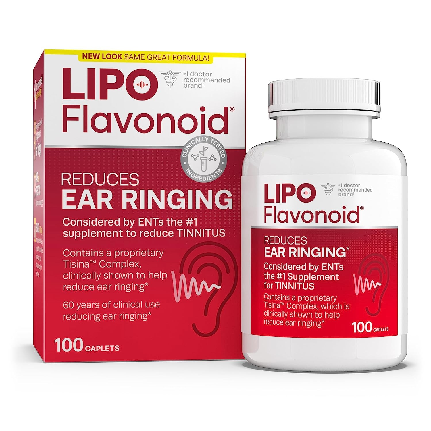 Lipo Flavonoid Plus, Tinnitus Relief For Ringing Ears, OTC Flavonoid
