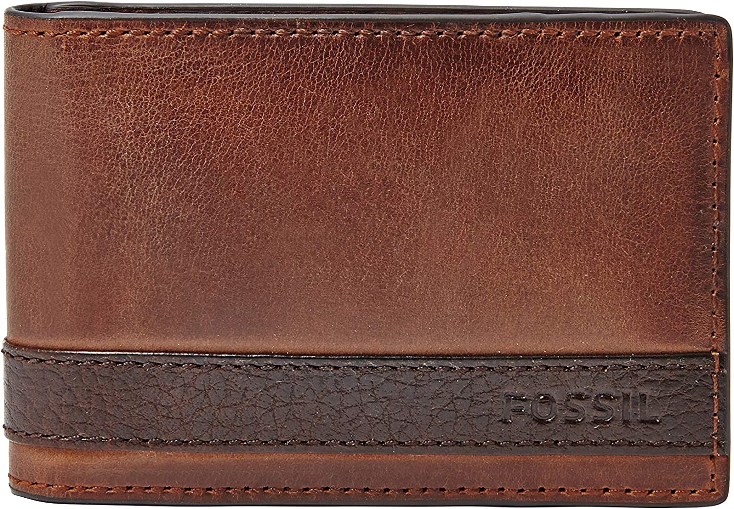 Fossil Men's Leather Slim Minimalist Bifold Front Pocket Wallet Best