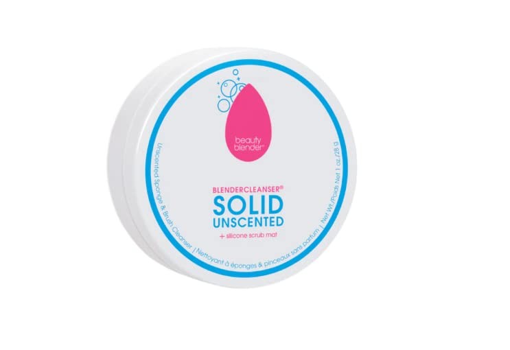 beautyblender BLENDERCLEANSER Solid, Unscented Makeup Cleaner for
