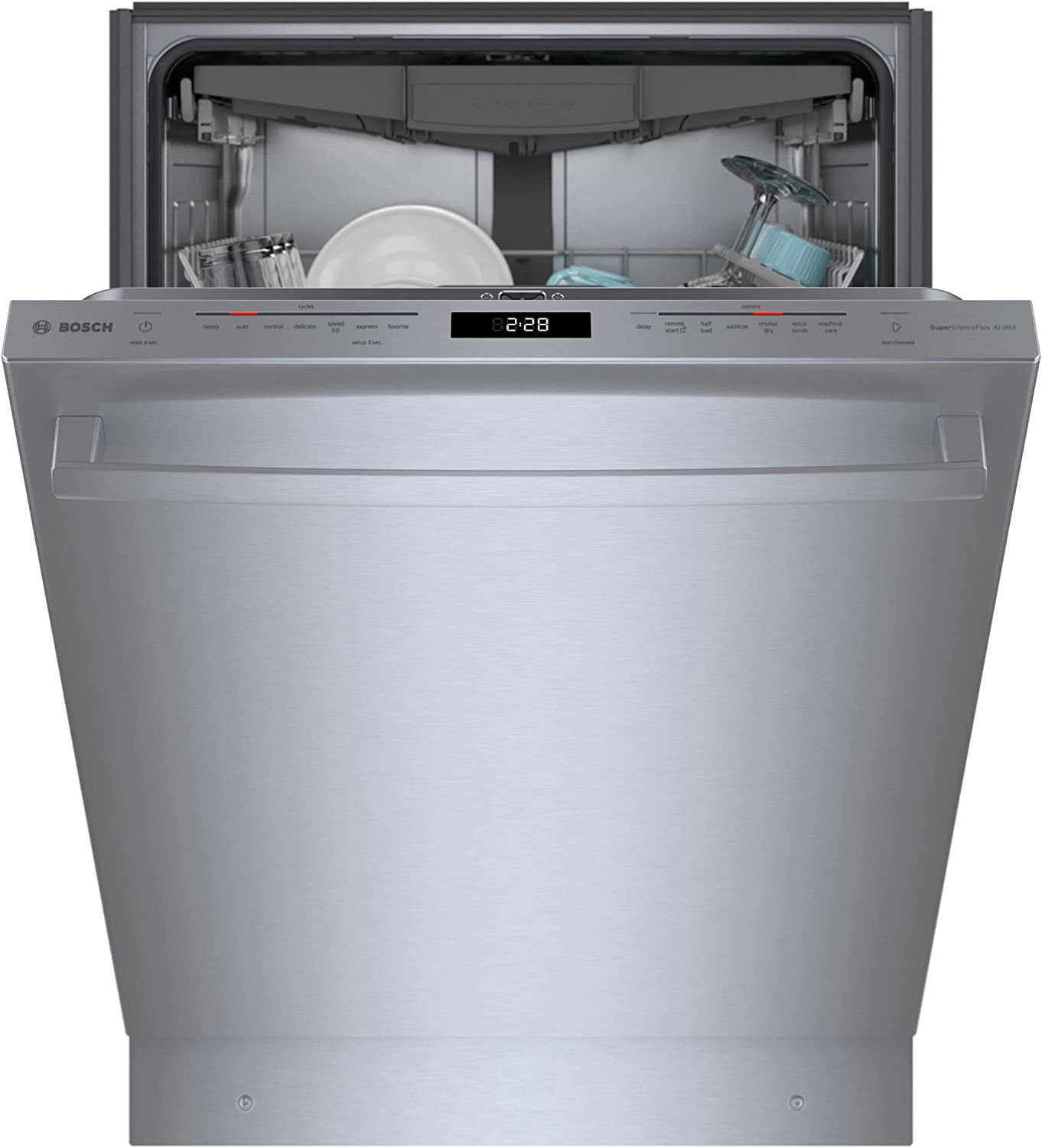 BOSCH SHX78B75UC 42 DBA 800 Series Stainless Steel Top Control ...