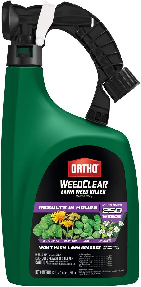 Ortho WeedClear Lawn Weed Killer Ready to Spray3 - Dandelion & Clover ...