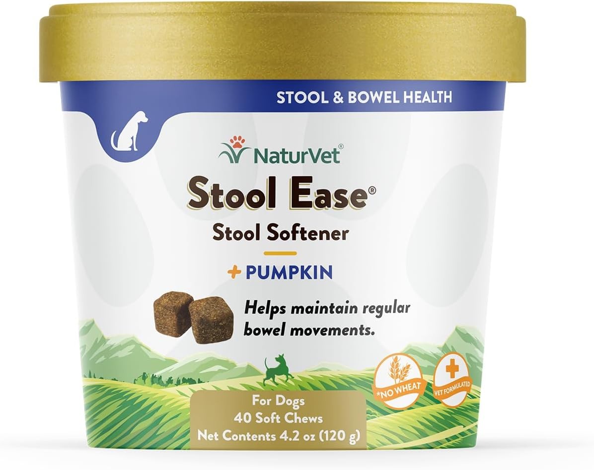 Naturvet Stool Ease For Dogs 40 Soft Chews Helps Maintain Regular