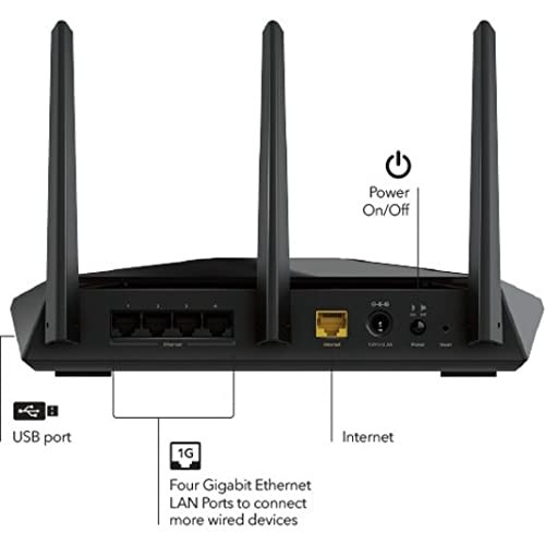 NETGEAR Nighthawk WiFi 6 Router (RAX30) 5-Stream Dual-Band Gigabit ...