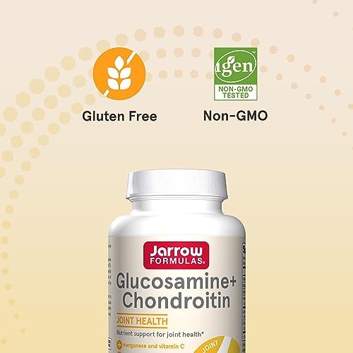 Jarrow Formulas Glucosamine + Chondroitin 240 Capsules Nutrient Support of Joint Health