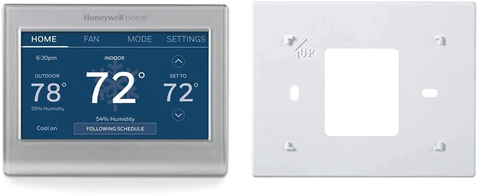 Honeywell Home RTH9585WF Wi-Fi Smart Color Thermostat + Wall Plate Die ...