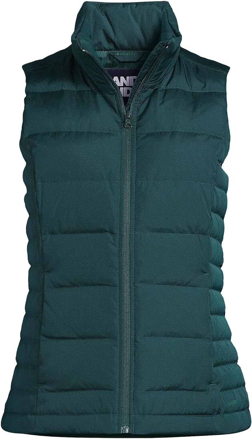 Lands' End Women's Puffer Vest Lightweight Padded Outerwear Best Deals