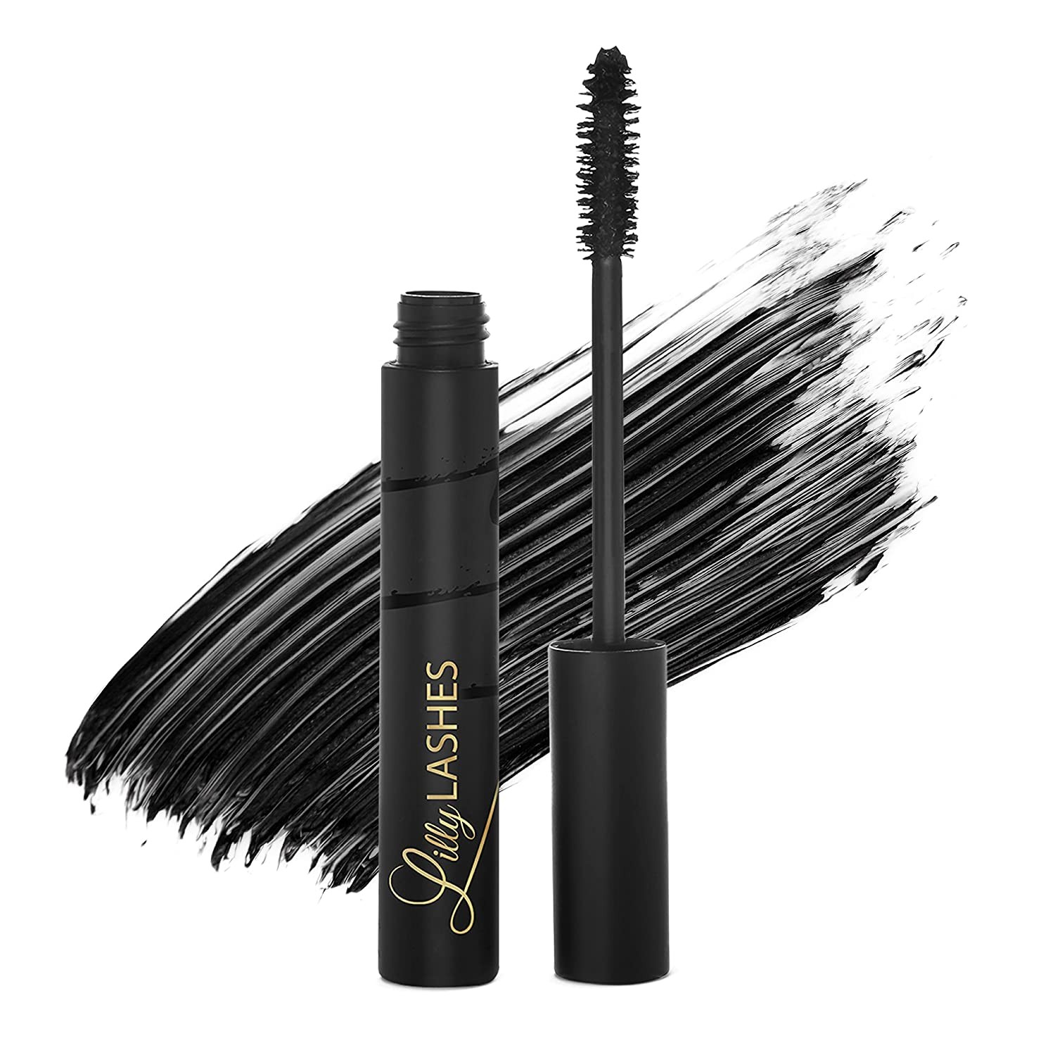 Lilly Lashes Triple X Black Mascara, Lengthening Mascara for Eyelashes