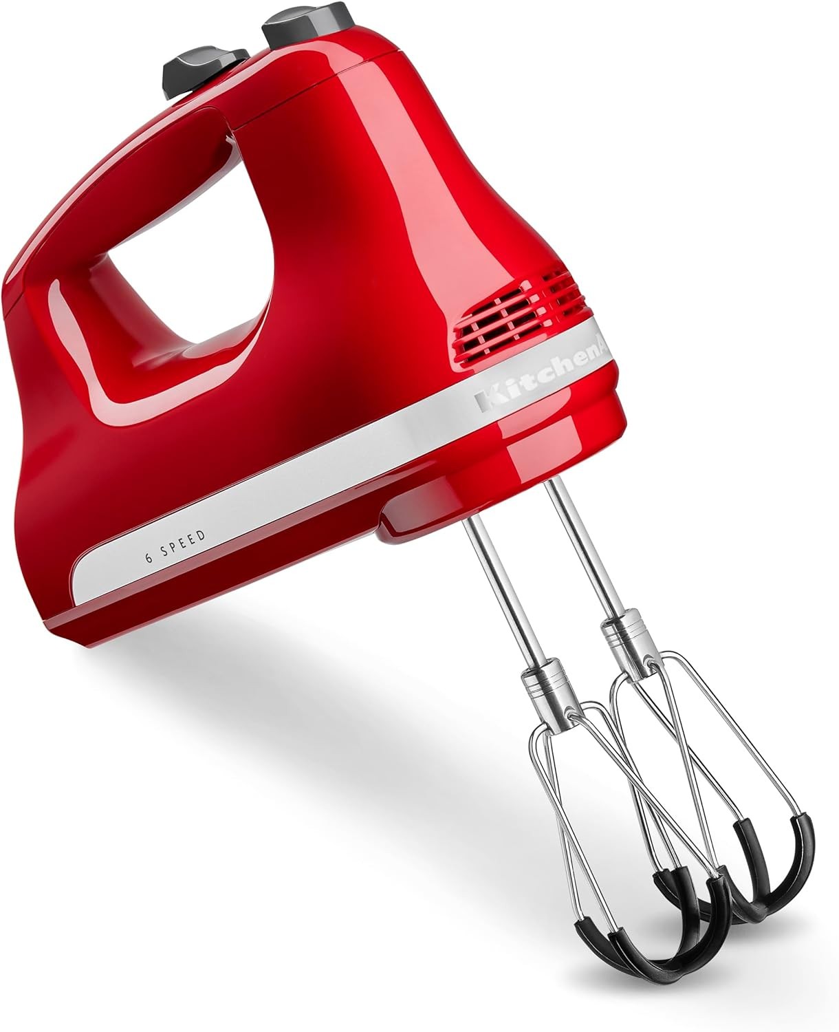 KitchenAid 6 Speed Hand Mixer with Flex Edge Beaters KHM6118, Empire
