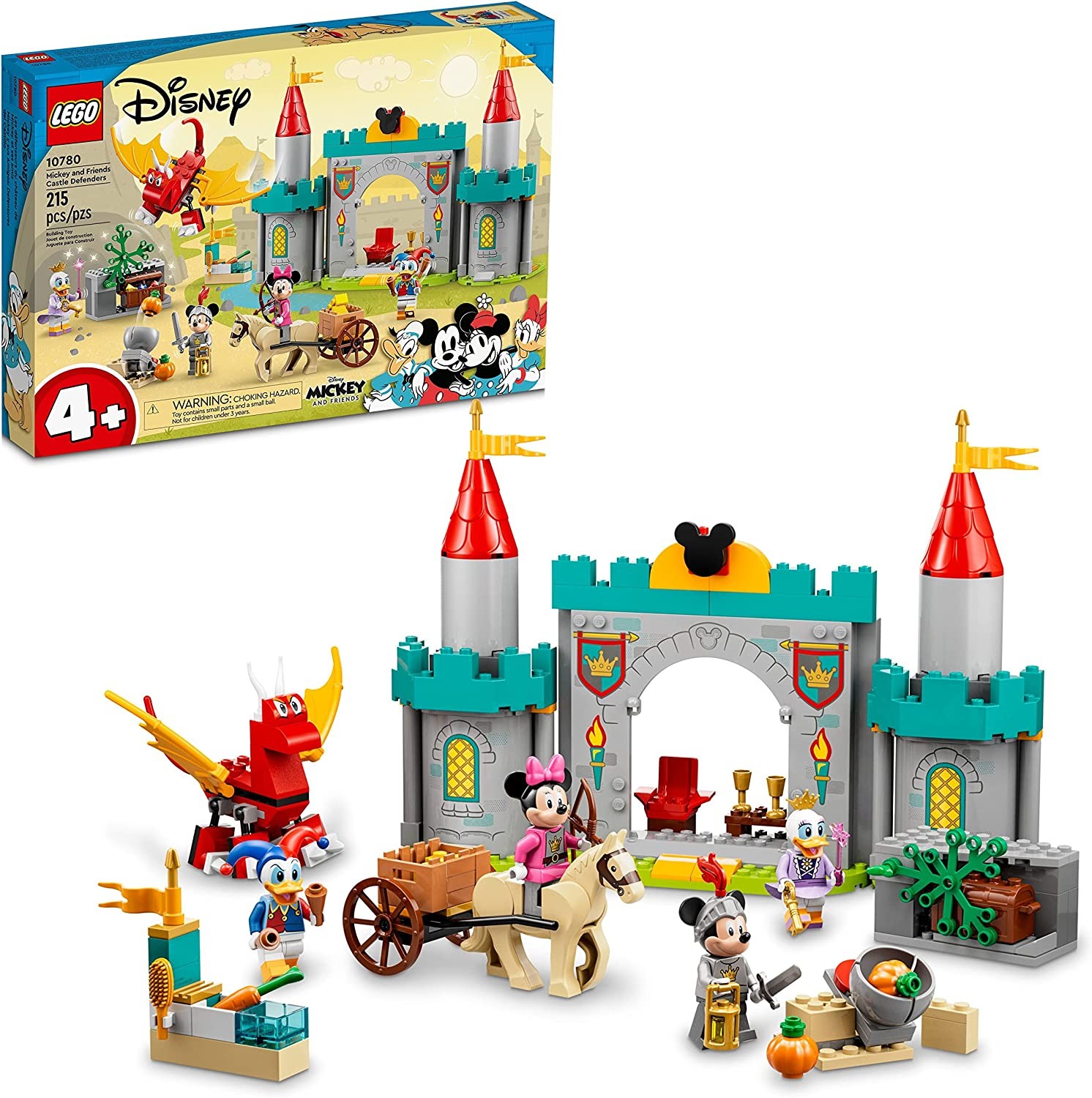 LEGO Disney Mickey and Friends Castle Defenders 10780 Buildable Toy ...