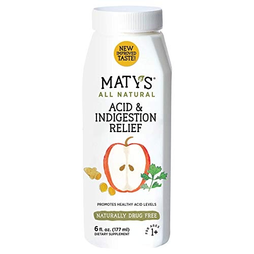 Maty’s Acid & Indigestion Relief Liquid Safe & Effective, All Natural