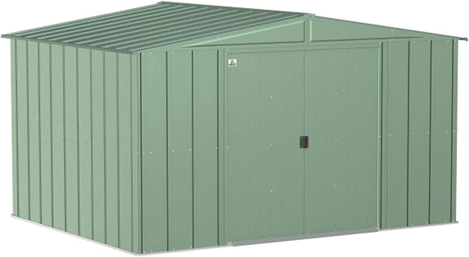Arrow Classic Steel Storage Shed, 10x8, Sage Green Best Deals and Price