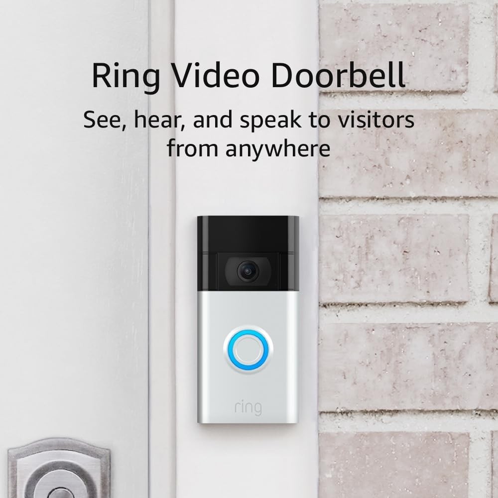 Ring Video Doorbell - 1080p HD video, improved motion detection, easy ...