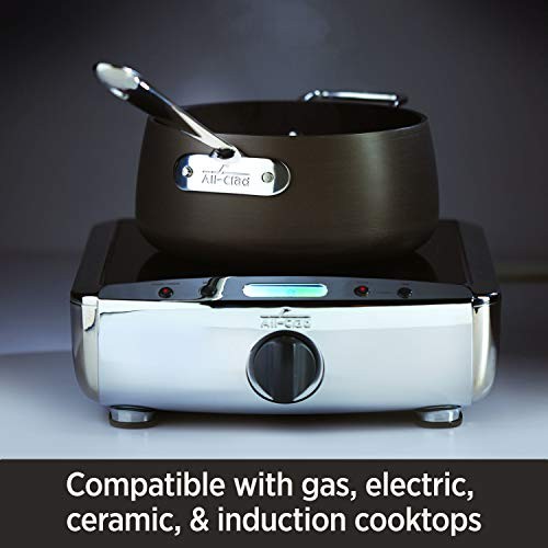 AllClad E785SC64 HA1 Hard Anodized Nonstick Cookware Set, 10 piece Set