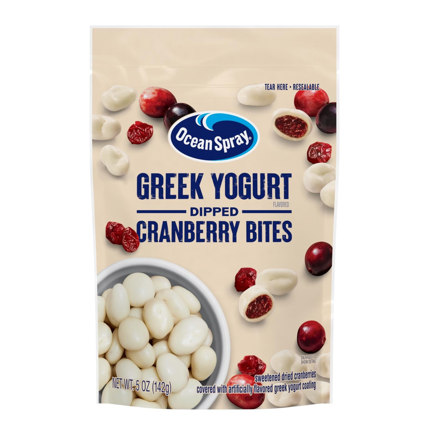 Ocean Spray® Greek Yogurt Covered Craisins®, Greek Yogurt Flavored ...