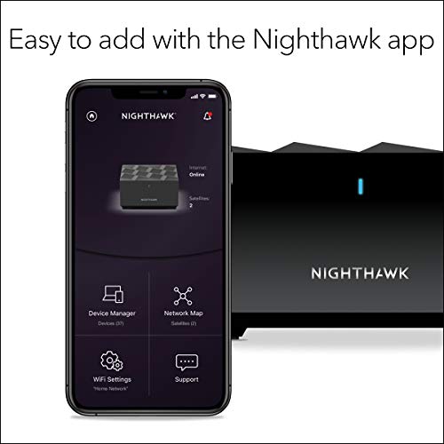 NETGEAR Nighthawk Whole Home Mesh WiFi 6 Addon Satellite (MS60) add