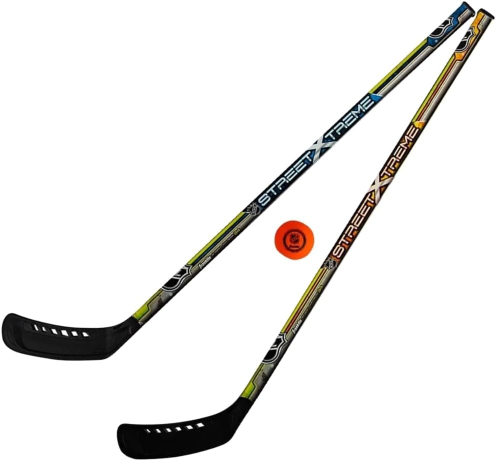 Franklin Sports NHL Kids Street Hockey Stick Set Includes (2) Youth