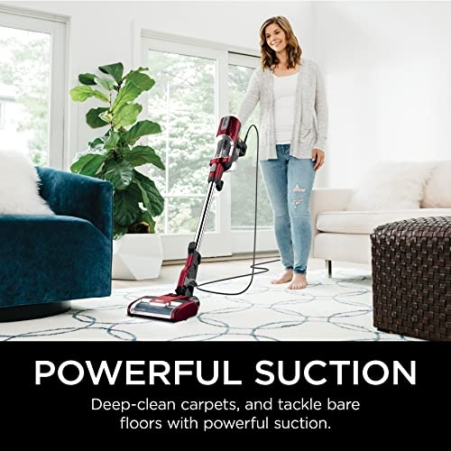 Shark HZ602 Ultralight Pet Pro Corded Stick Vacuum with PowerFins & SelfCleaning Brushroll