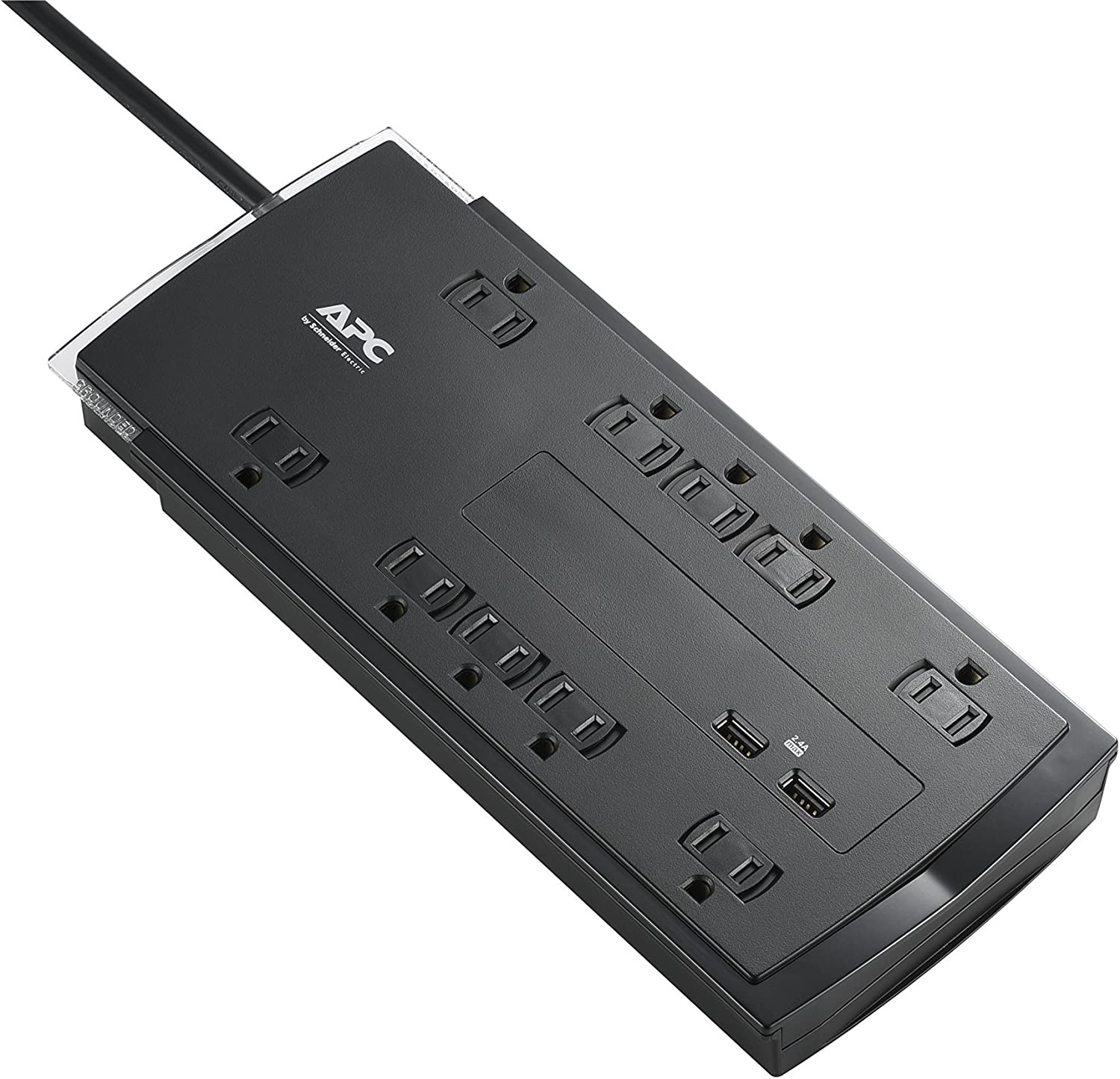 APC Surge Protector Power Strip with USB Ports, P10U2, 4320 Joule, 10