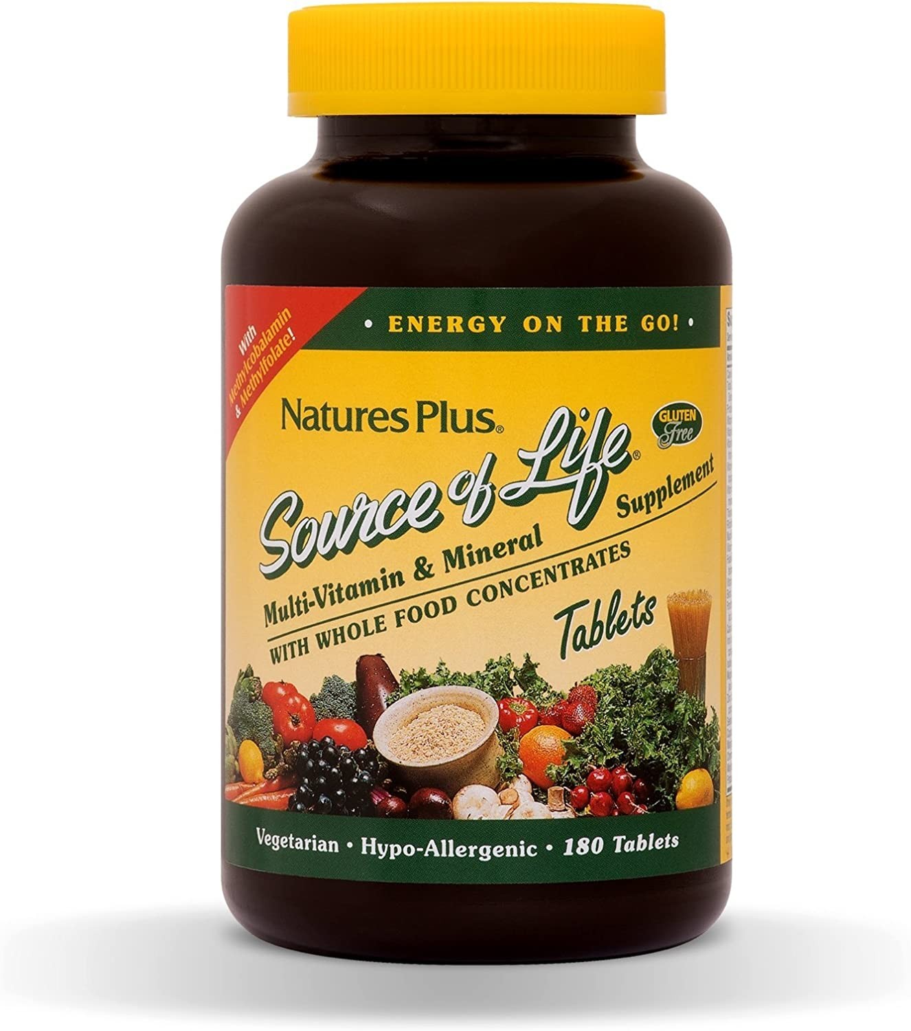 NaturesPlus Source of Life Multivitamin Whole Food Nutritional