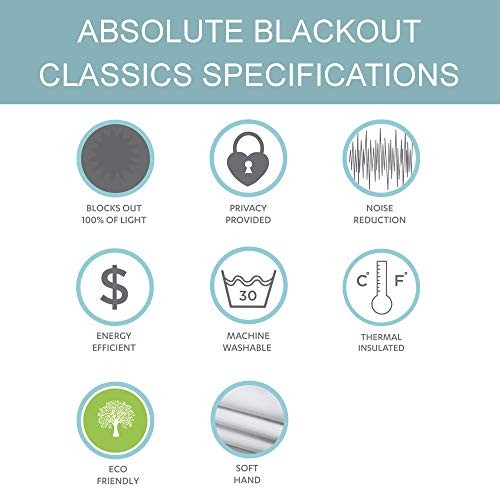 Lush Decor Gray Linear Tree Blackout Grommet Window Curtain Panel Pair