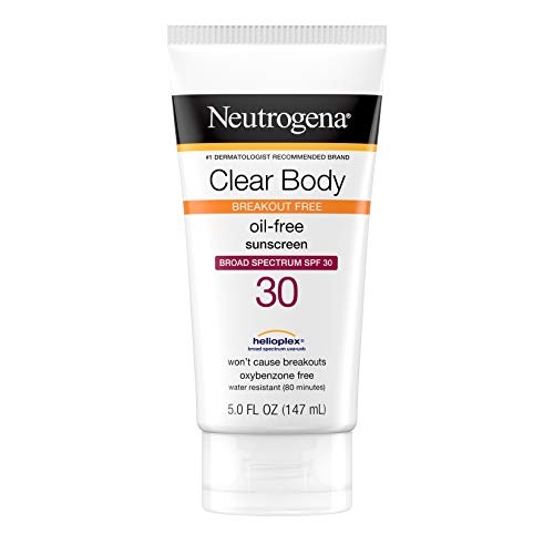 Neutrogena Clear Body BreakoutFree Liquid Sunscreen Lotion for