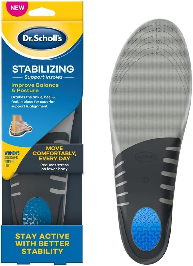 Dr. Scholl's Stabilizing Support Insole Improves Posture, Alignment ...