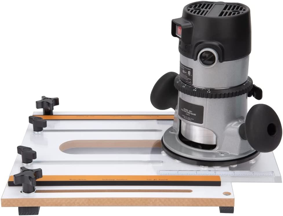 POWERTEC 71399 Router Fluting Jig, Router Jig for Precise Flutes ...