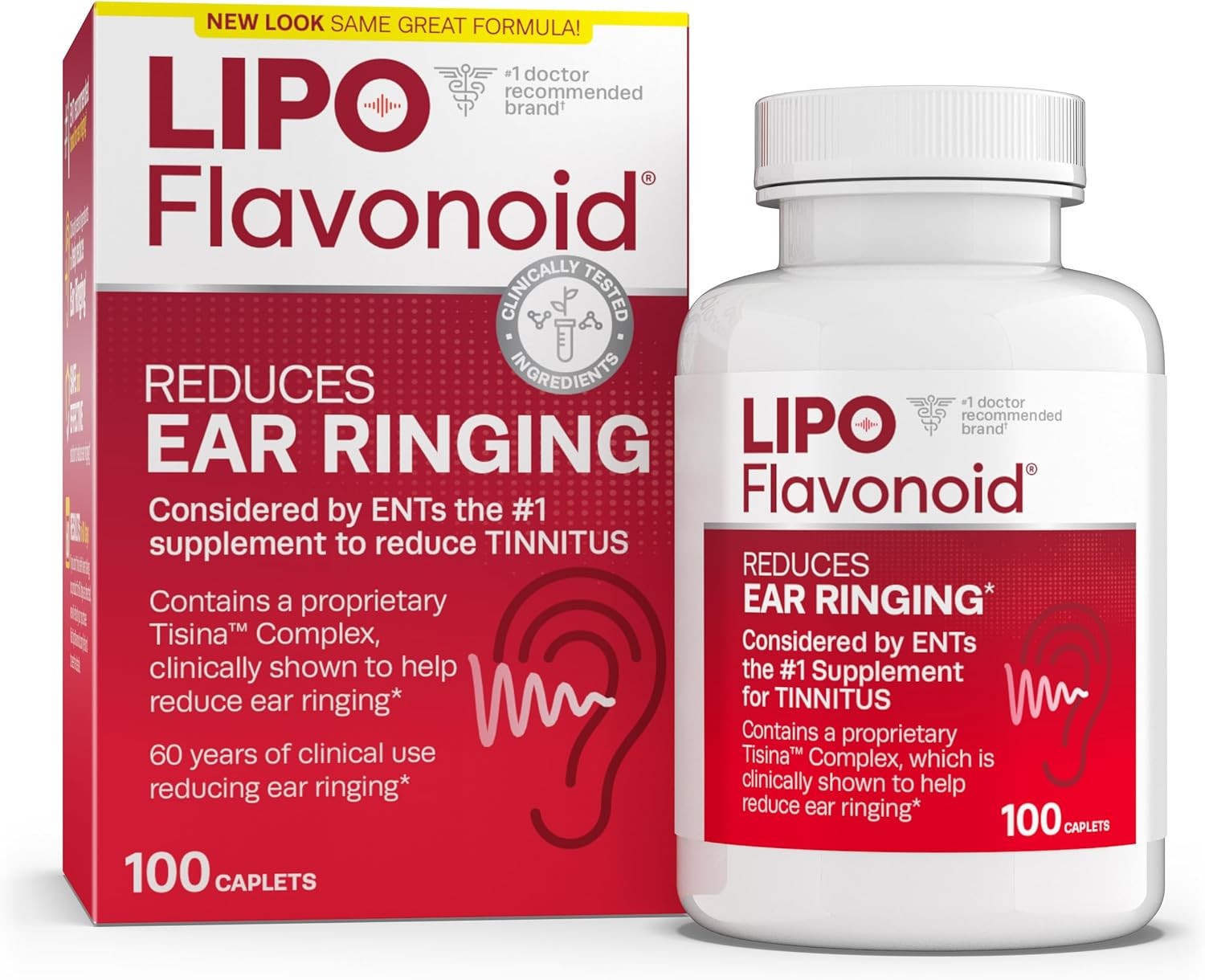 Lipo Flavonoid Plus, Tinnitus Relief For Ringing Ears, OTC Flavonoid
