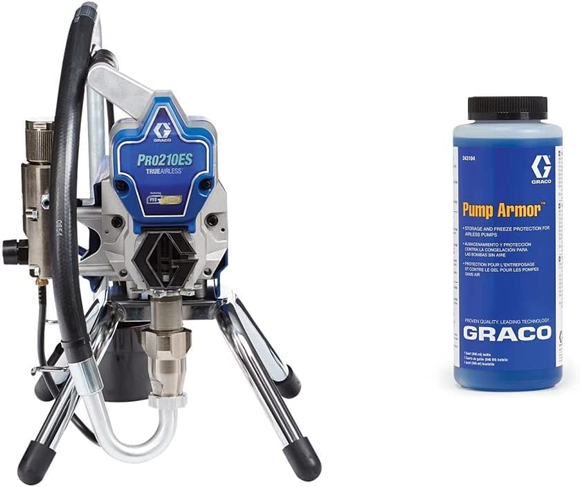 Graco 17D163 Pro210ES Stand Airless Paint Sprayer & Graco 243104 Pump ...