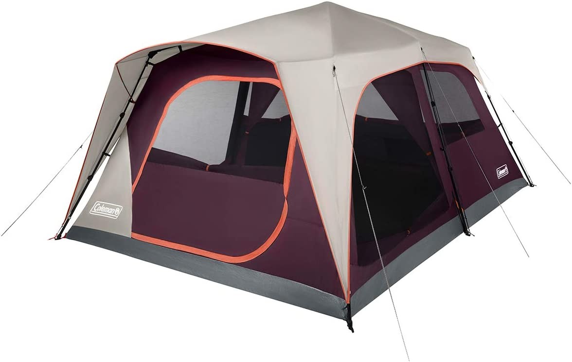 Coleman Skylodge Camping Tent with Instant Setup, 4/6/8/10/12 Person ...