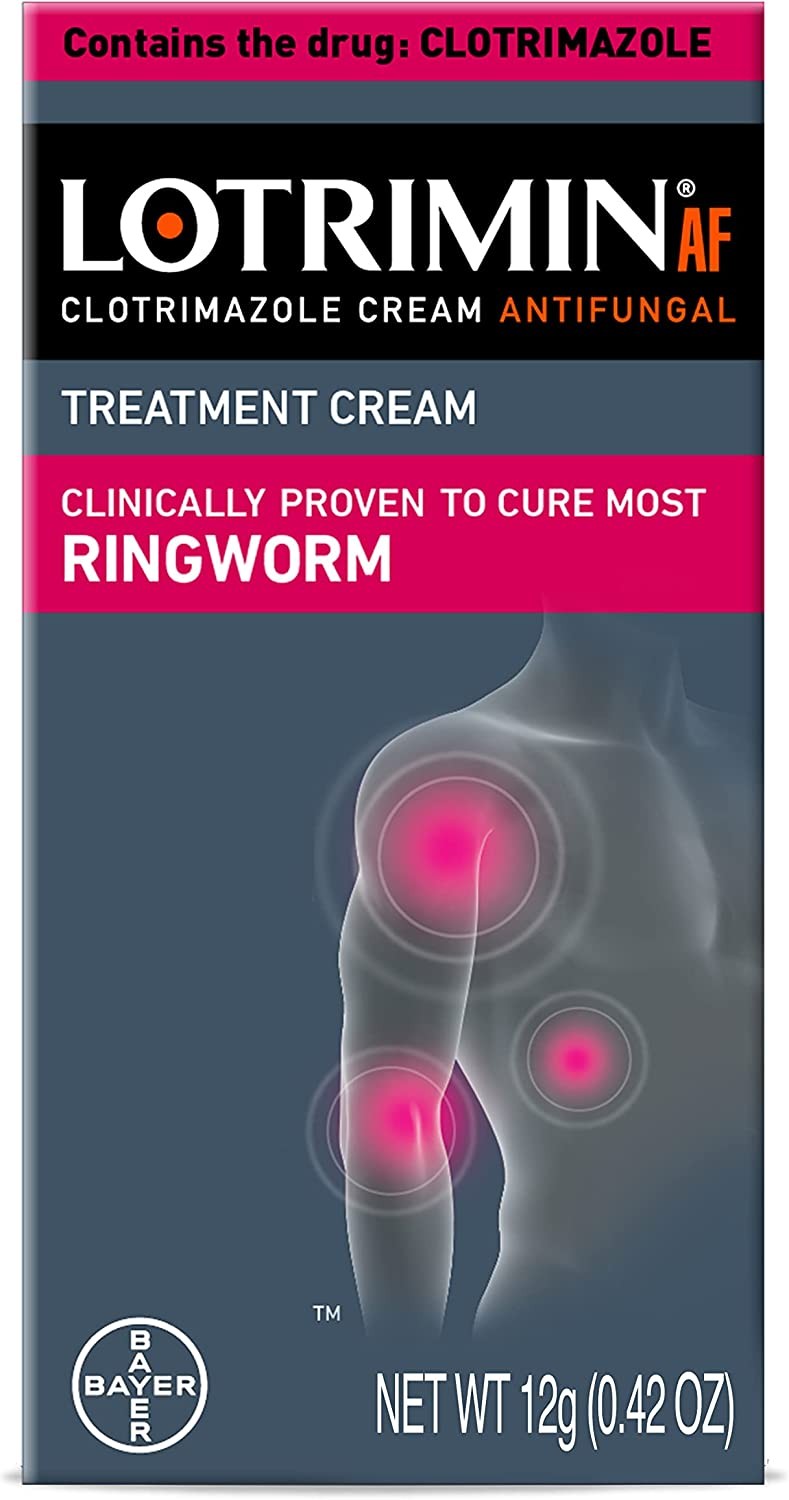 Lotrimin AF Ringworm Cream Clotrimazole 1 Clinically Proven