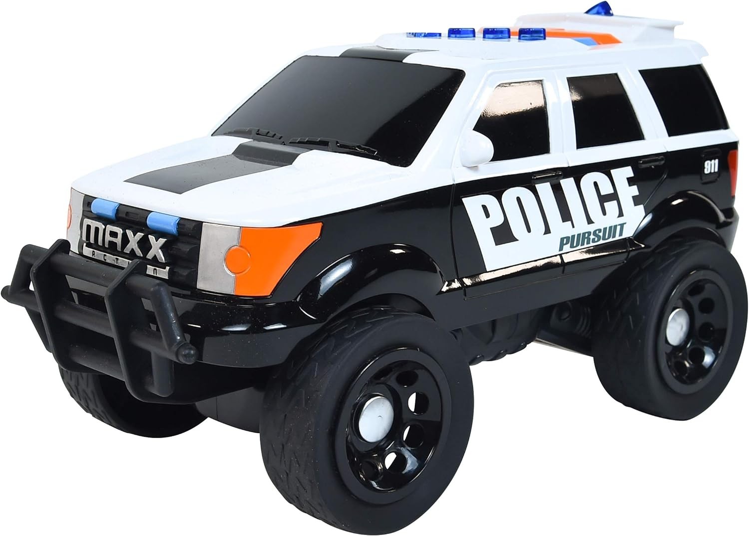Sunny Days Entertainment Maxx Action 12’’ Large Police Car Toy – Siren ...